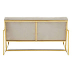 2 Seater Mink Velvet Sofa | Azalea