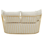 2 Seater Natural Fabric Sofa | Azalea