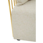 2 Seater Natural Fabric Sofa | Azalea