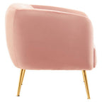 Pink Velvet Armchair | Yasmeen