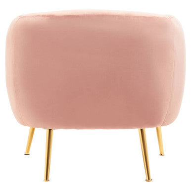 Pink Velvet Armchair | Yasmeen
