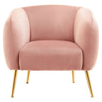 Pink Velvet Armchair | Yasmeen