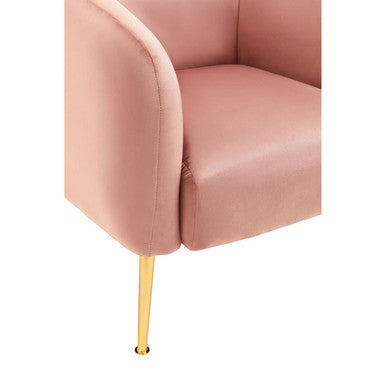 Pink Velvet Armchair | Yasmeen