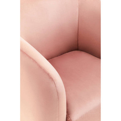 Pink Velvet Armchair | Yasmeen