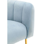 Blue Velvet Armchair | Yasmeen