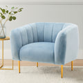 Blue Velvet Armchair | Yasmeen