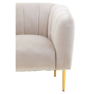 Silver Grey Velvet Armchair | Yasmeen