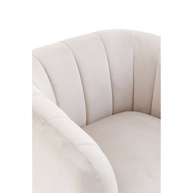 Silver Grey Velvet Armchair | Yasmeen