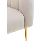 Silver Grey Velvet Armchair | Yasmeen