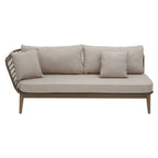 Woven Rope Chaise Longue with Cushions | Opus