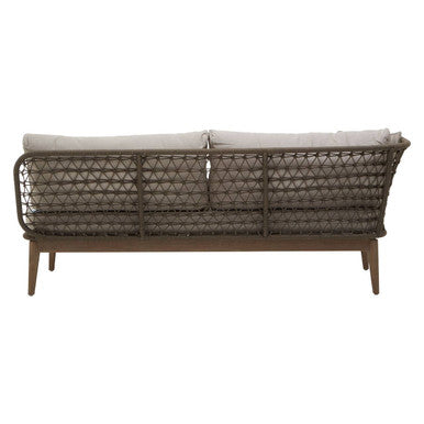 Woven Rope Chaise Longue with Cushions | Opus