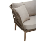 Woven Rope Chaise Longue with Cushions | Opus