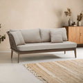Woven Rope Chaise Longue with Cushions | Opus