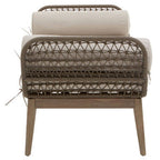Natural Rope Woven Longue Bench with Cushions | Opus