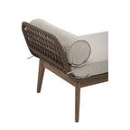 Natural Rope Woven Longue Bench with Cushions | Opus