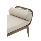 Natural Rope Woven Longue Bench with Cushions | Opus