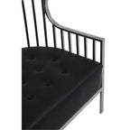 2 Seater Dome Cage Silver Sofa, Eliza