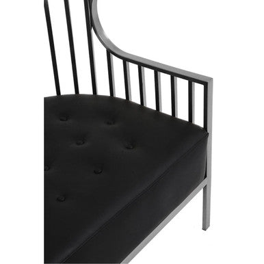 2 Seater Dome Cage Silver Sofa, Eliza