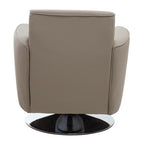 Mink Leather Effect Swivel Chair | Wester