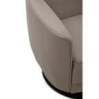 Mink Leather Effect Swivel Chair | Wester
