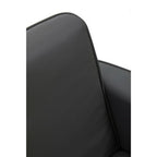 Grey Leather Effect Swivel Chair | Wester