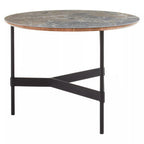 Black Metal Base Coffee Table with Grey Slate Top | Doha