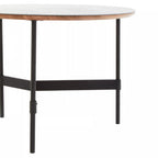 Black Metal Base Coffee Table with Grey Slate Top | Doha