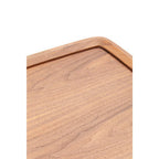 Natural Wooden Top Coffee Table with Black Cross Metal Legs | Doha