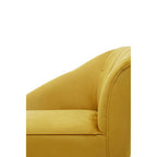 Mustard Velvet Right Hand Chaise Longue | Yvette