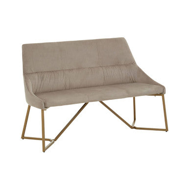 Mink Velvet Bench | Vieste