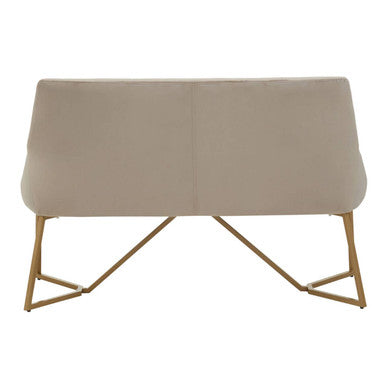Mink Velvet Bench | Vieste