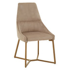 Mink Velvet Dining Chair | Vieste