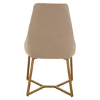 Mink Velvet Dining Chair | Vieste