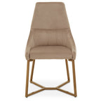 Mink Velvet Dining Chair | Vieste