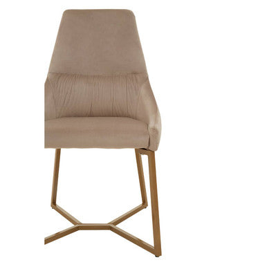 Mink Velvet Dining Chair | Vieste