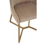 Mink Velvet Dining Chair | Vieste
