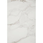 Rectangular White Marble Dining Table with Gold Finish Legs | Vieste