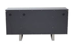 Four Door Grey Gloss Finish Sideboard | Genoa