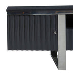 Grey Gloss Finish Media Unit | Genoa