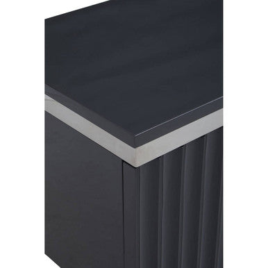 Grey Gloss Finish Media Unit | Genoa