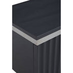 Grey Gloss Finish Media Unit | Genoa