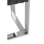 Grey and Stainless Steel Shelf Unit | Genoa