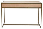 Oak Veneer 2 Drawer Desk | Grenoble