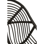 Manado Black Natural Rattan And Teak Chair