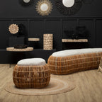 Natural Rattan Bean Bench | Manado