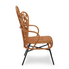 Natural Rattan Scalloped Back Chair | Java
