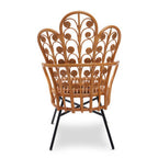 Natural Rattan Scalloped Back Chair | Java