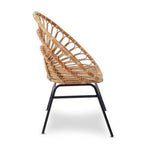 Natural Rattan Flared Back Chair | Java