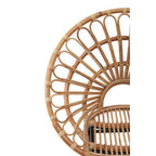 Natural Rattan Flared Back Chair | Java