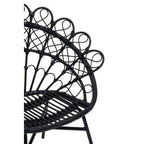 Black Natural Rattan Peacock Chair | Java